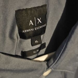 Men XL (slim) short sleeve shirt Armani